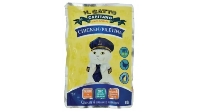 IL Gatto Capitano za macice piletina 80g 24 IL CAPITANO