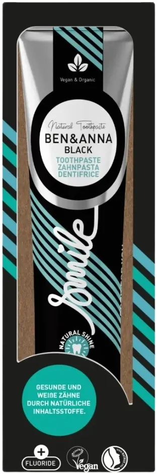 PASTA ZA ZUBE BEN & ANNA ALUTUBE TOOTHPASTE BLACK 75ML TRADE EXPRESS DOO