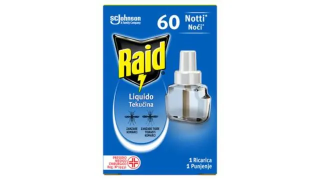 Raid teč.za el.apar.komarci 60 noći 36ml Raid