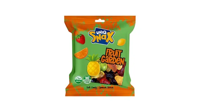 GUMENE BOMBONE SA VOCNIM UKUSIMA UNIQ SNAX 80GR FRUIT GARDEN UVOZ RAZNO