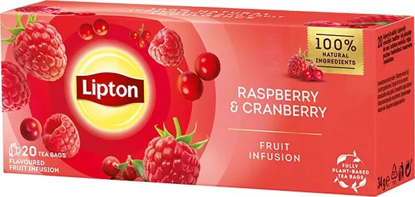 ČAJ MALINA I BRUSNICA 20 KESICA LIPTON LIPTON
