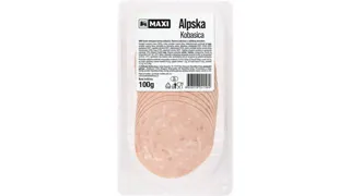 Alpska kobasica u zast.atm.Maxi 100g