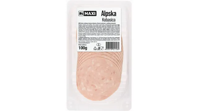 Alpska kobasica u zast.atm.Maxi 100g Maxi