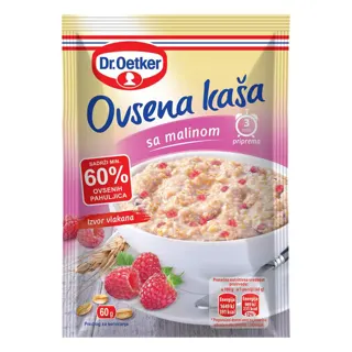 Ovsena kasa malina 60g,Dr Oetker
