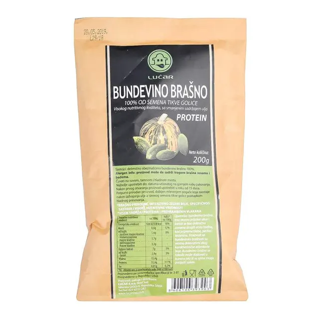 BRAŠNO BUNDEVINO PROTEIN 200G LUČAR LUČAR