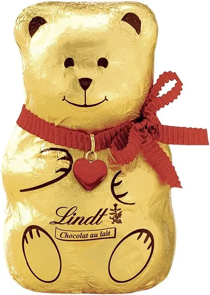 MILK CHOCOLATE XMAS TEDDY LINDT 100gr KOZMETIK PLUS