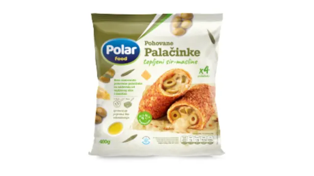 PALACINKE POHOVANE SA TOPLJ. SIROM I MASLINAMA 400gr POLAR FOOD POLAR