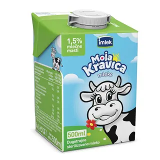 Mleko Kravica 1.5% 0.5L TB bc