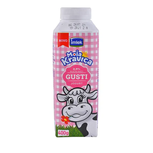 Jogurt Kravica Gusti 2,8% 400g TT Moja kravica