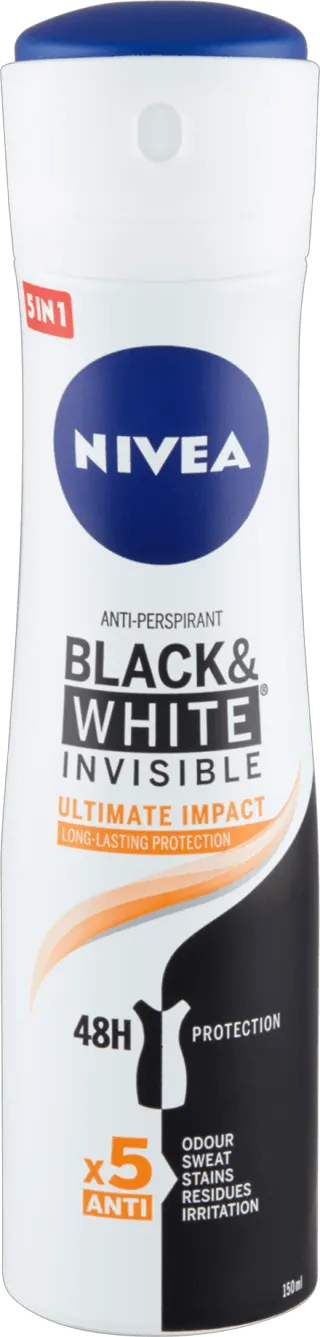 NIVEA deo sprej B&W ultimate 150ml