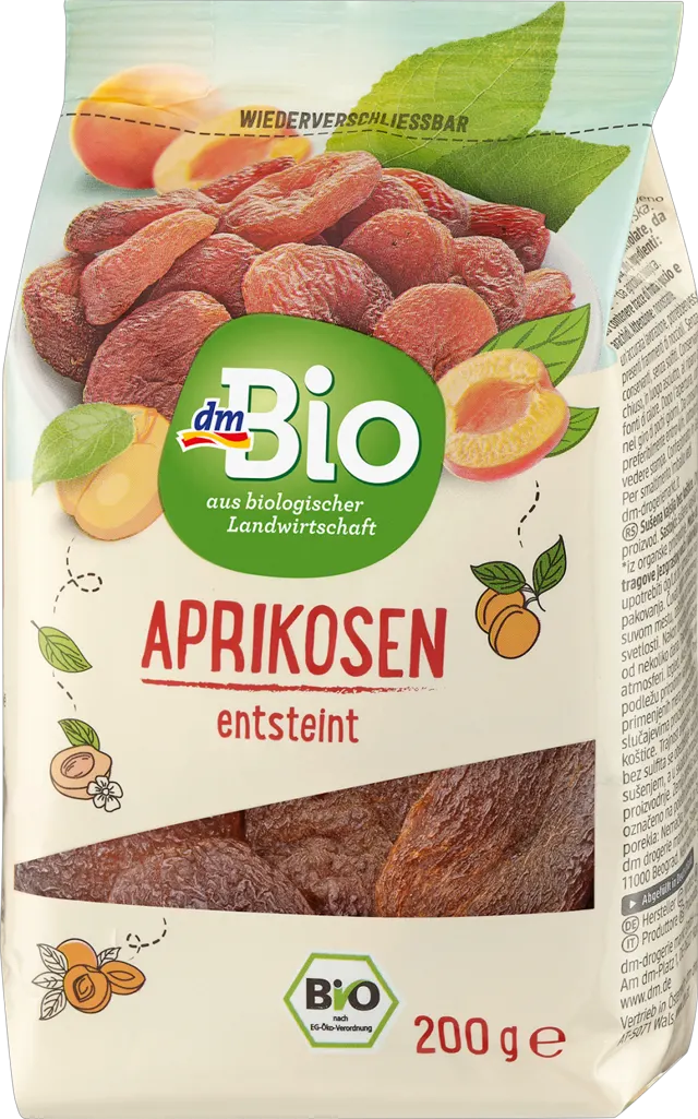 dmBio kajsija bez koštice 200g dmBio