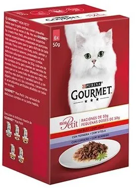 HRANA ZA MAČKE GOURMET MON PETIT MESO 6X50GR NESTLE GOURMET