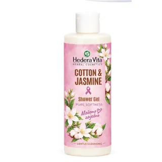 GEL TUŠ COTTON&JASMINE 400ML HEDERA