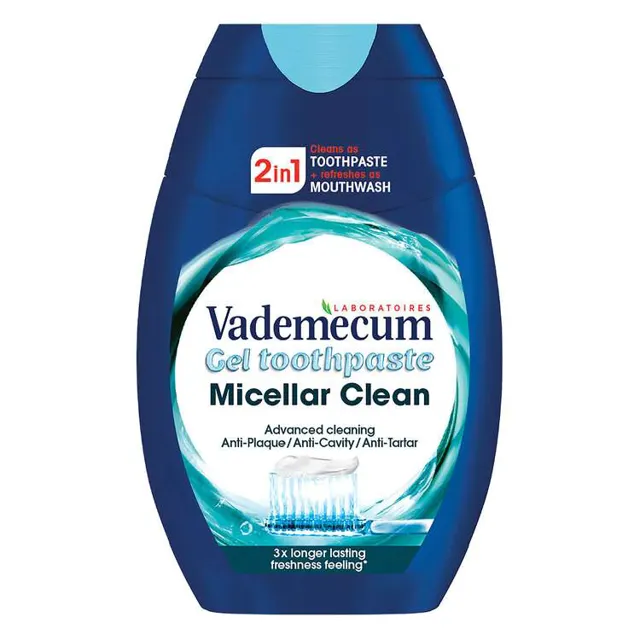 Z.P VADEMECUM 2IN1 MICELAR CLEAN 75ml MD INTERNACIONAL