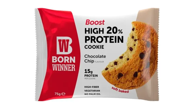 COOKIE PROTEIN BOOST BORN WINNER 75G BORN WIN