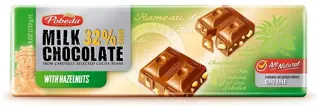 COKOLADA MLECNA POBEDA LESNIK KAKAO 32% 220gr