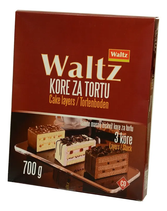 KORE ZA TORTU TAMNE WALTZ 700g Waltz