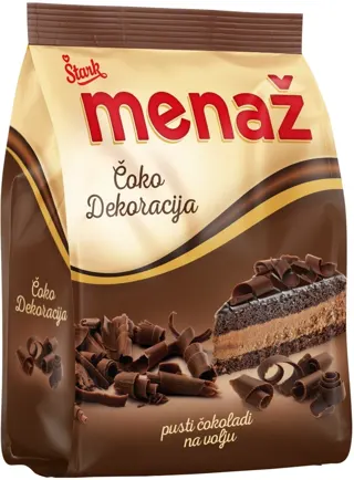 ČOKOLADA MENAŽ ČOKO DEKORACIJA 60G