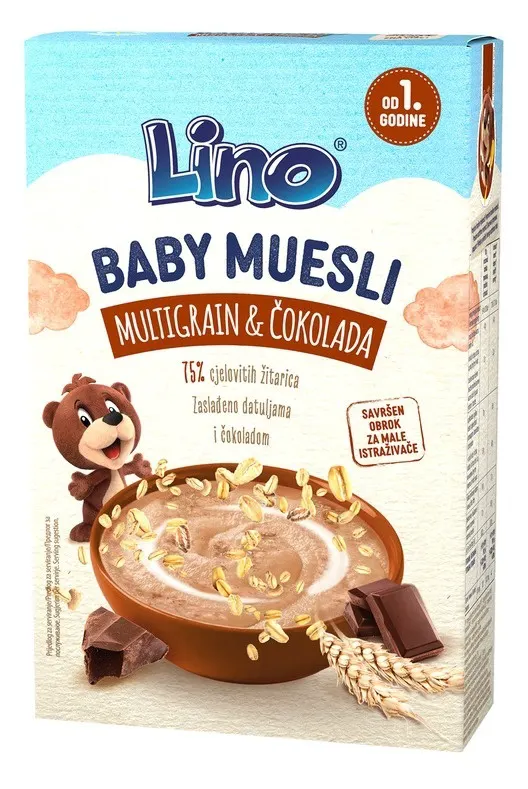 MUSLI BABY LINO MULTIGRA&ČOKO 150G LINO