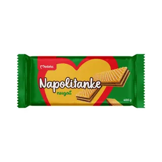 Napolitanka Nugat Medela 400g