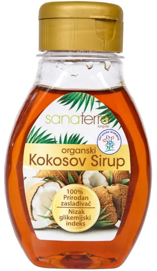 sanaterra organski kokosov sirup 250g