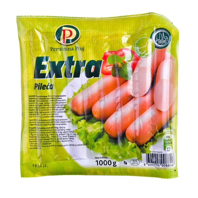 Ekstra virsla Perutnina 1000g Perutnina Ptuj