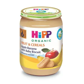 Kasica Hipp jabuka,banana,keks 190g