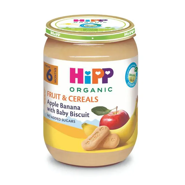 Kasica Hipp jabuka,banana,keks 190g Hipp