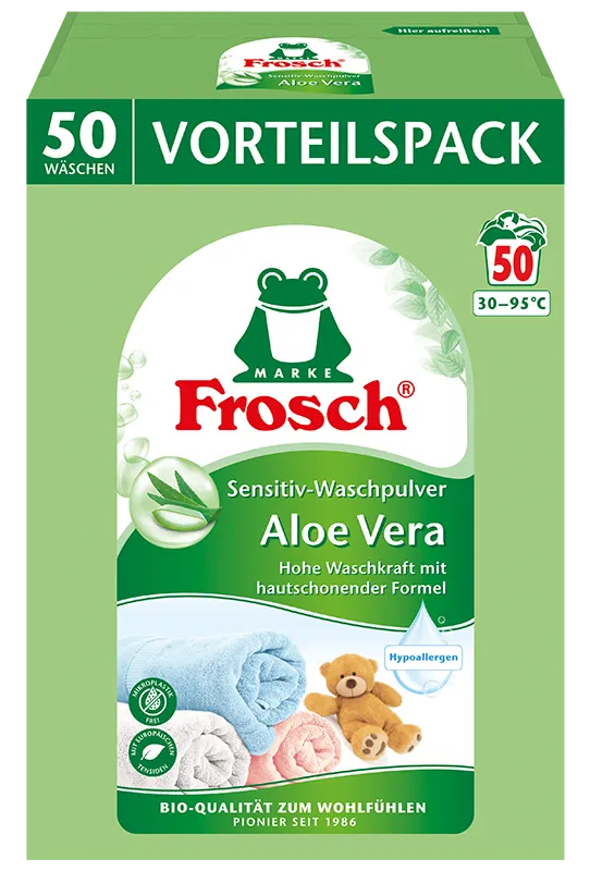 DETERDŽENT ZA VEŠ ALOE VERA FROSCH 3.3KG FROSCH
