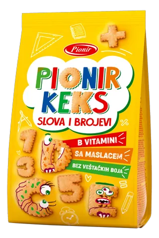 KEKS PIONIR SLOVA BROJEVI 100gr