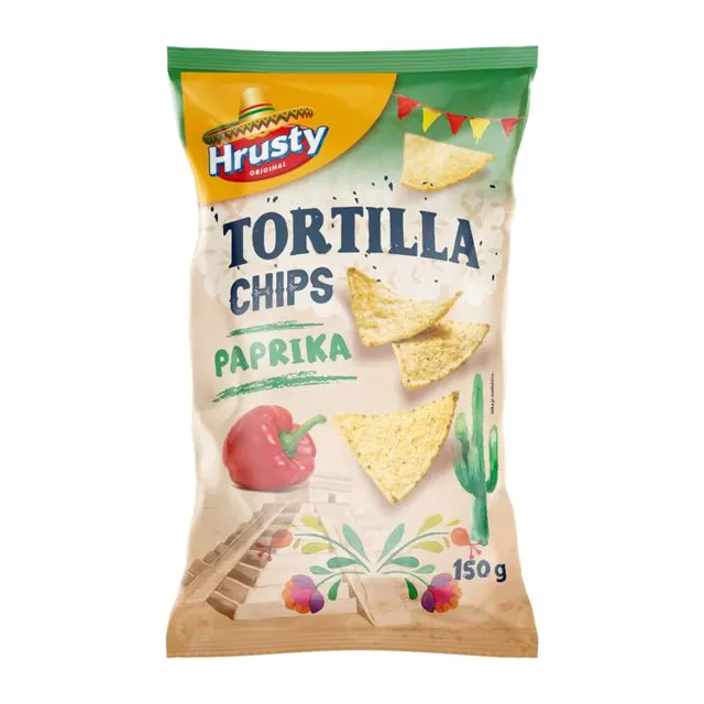 TORTILJA PAPRIKA 150G HRUSTY HRUSTY