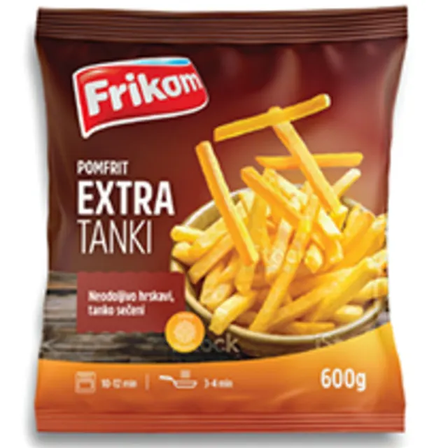 FRIKOM EXTRA TANKI POMFRIT 600G FRIKOM DOO BEOGRAD