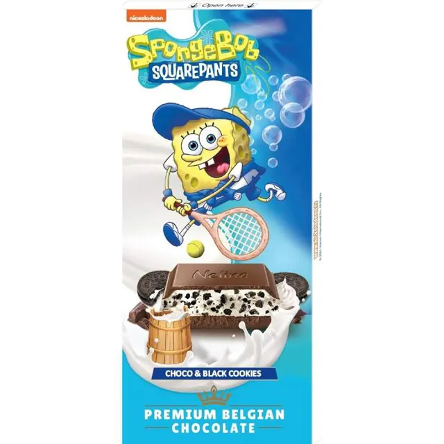 COK.SPONGE BOB CRNI KEKS 80g-951 Nelly