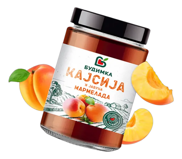 MARMELADA KAJSIJA I JABUKA 680gr BUDIMKA DOO