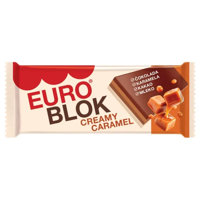 BLOK EURO KARAMELA 100gr TAKOVO TAKOVO SWISSLION
