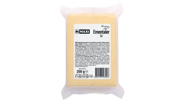 Ementaler 45%mm Maxi 250g Maxi
