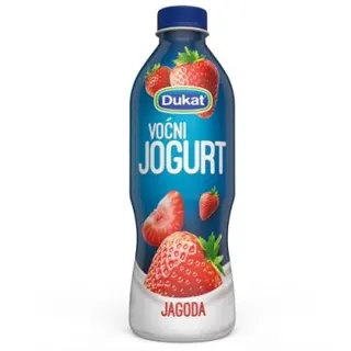 Dukat Vocni jogurt jagoda 1kg