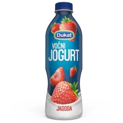 Dukat Vocni jogurt jagoda 1kg DUKAT