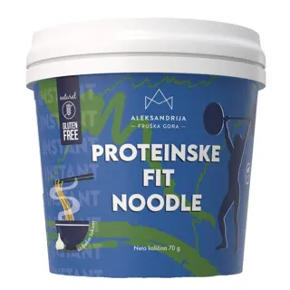 NUDLE PROTEINSKE FIT ALEKSANDRIJA 70G SA BELIM LUKOM