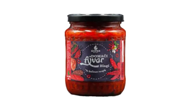 Ajvar domaci blagi 580g.#12 Neca KOPEX