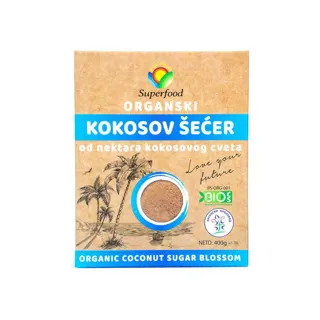 ŠEĆER KOKOSOV 400G ORGANIC