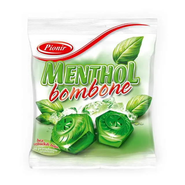Bombona zeleni menthol Pionir 100g Pionir