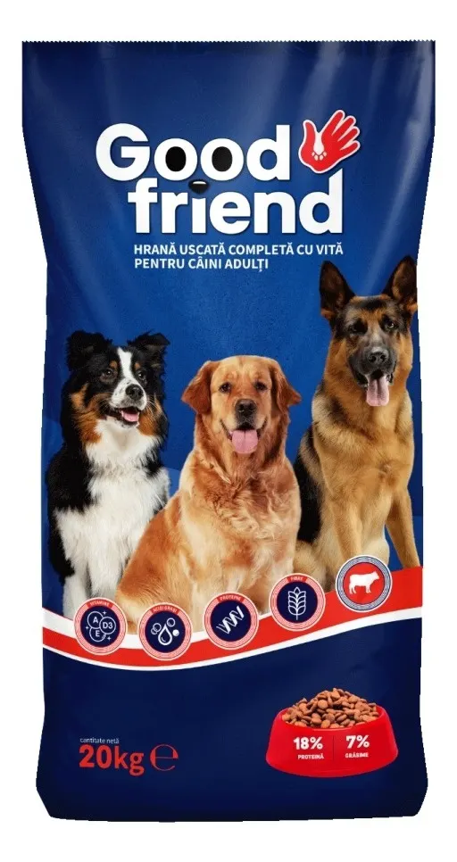HRANA ZA LJUBIMCE GOOD FRIEND ADULT DOG GOVEDINA 10 KG PORTAL INTERNATIONAL GROUP