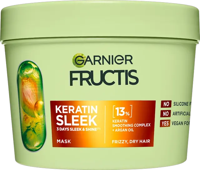 GARNIER FRUCTIS KER. SLEEK maska 370ml GARNIER FRUCTIS