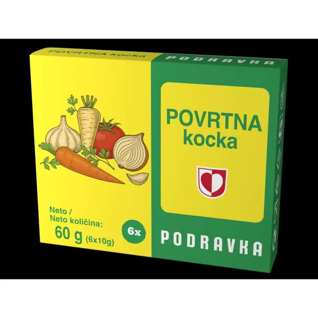 KOCKA ZA SUPU PODRAVKA 60G POVRTNA PODRAVKA