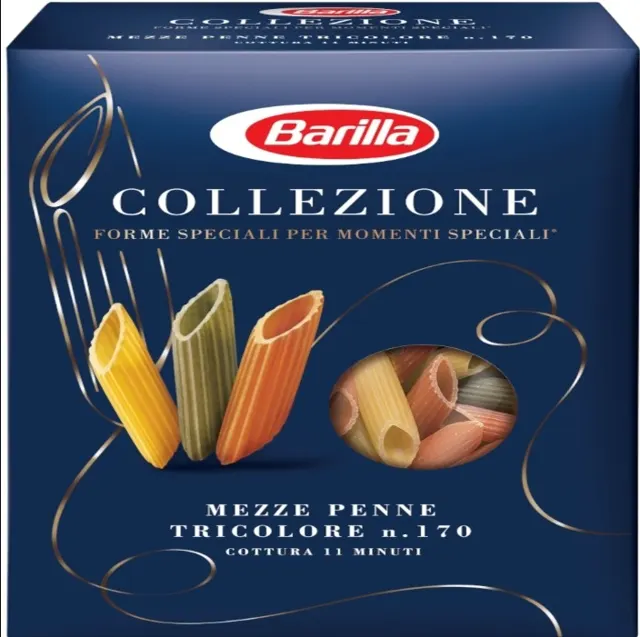 TESTENINA MEZZE PENNE TRI COLORE 500GR BARILLA BARILLA