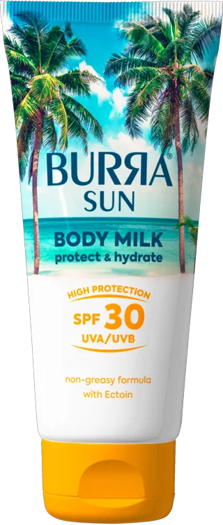 BURRA SUN mleko za telo ZF 30 200ml
