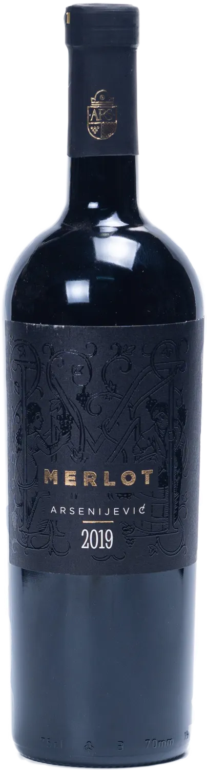 Vino crveno Merlot Arsenijevic 0,75l Arsenijevic