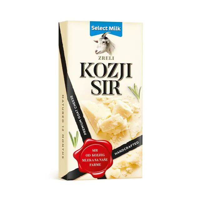 SIR KOZJI POLUTVRDI 125GR SELECT MILK SELECT MILK