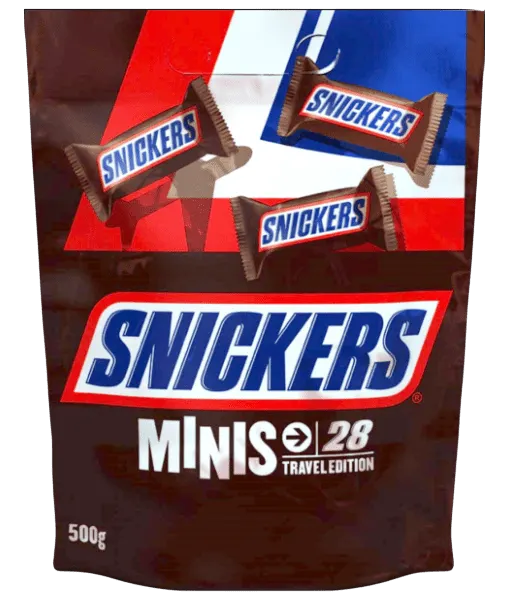 ČOKOLADA MINI MONO POUCH SNICKERS 500G SNICKERS